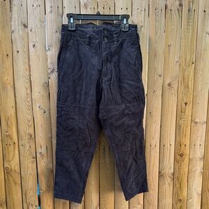 45R Men's Black Corduroy Pants